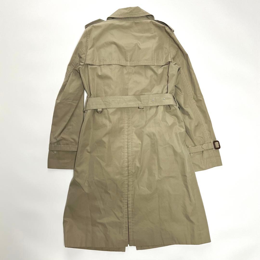 【美品】アクアスキュータム　トレンチコート　赤ライナー　現行タグ　ベージュ　8