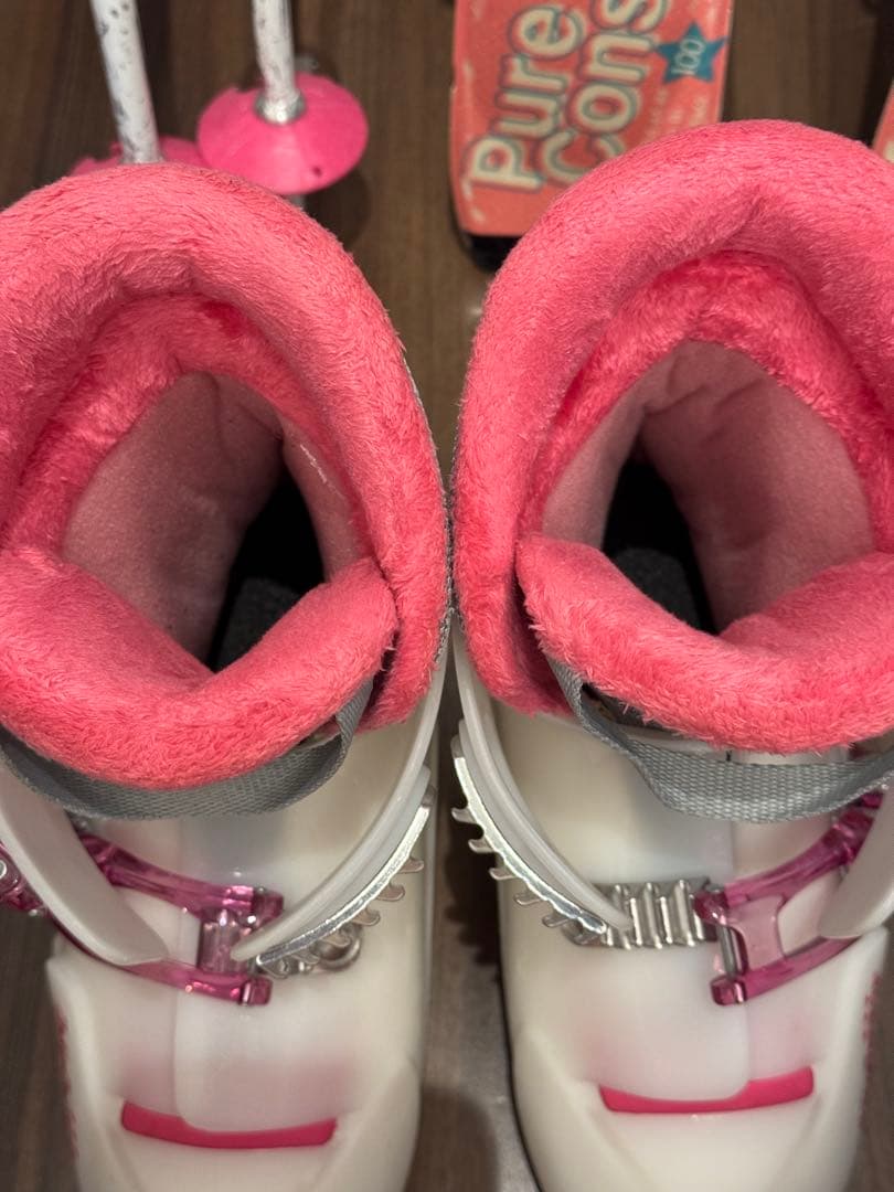 スキー 板100cm スキーブーツ ストック