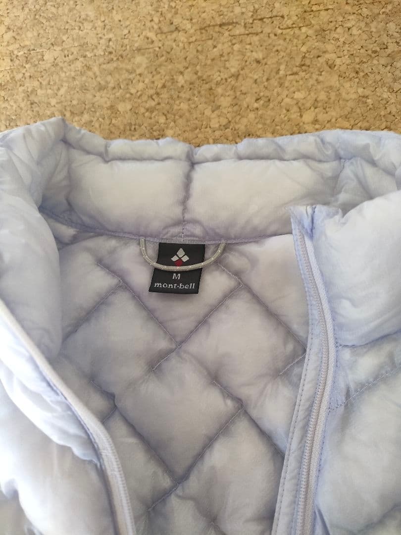 montbell ダウンベスト レディース ペールラベンダー