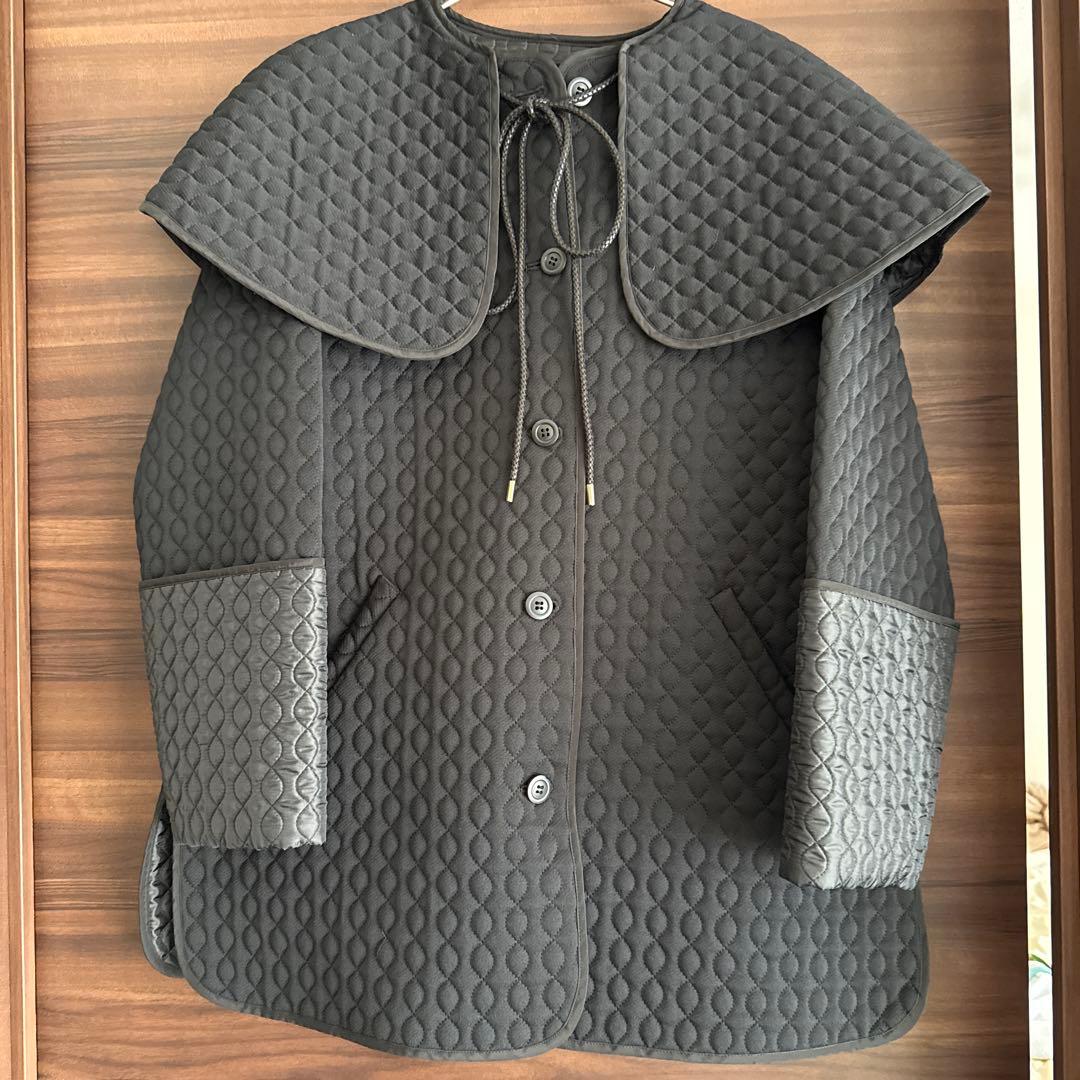 値下げ！ella selectshop キルティングコート　ケープ　完売品