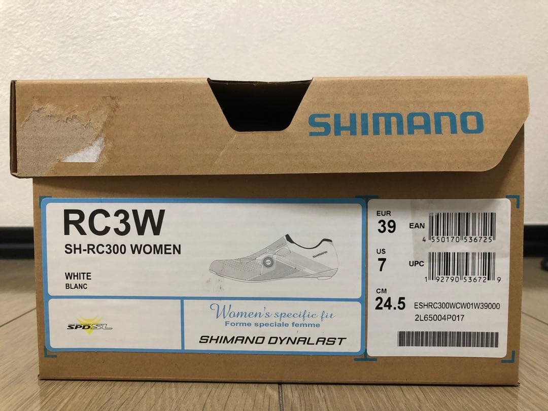 SHIMANO RC3W ホワイト 39サイズ　24.5