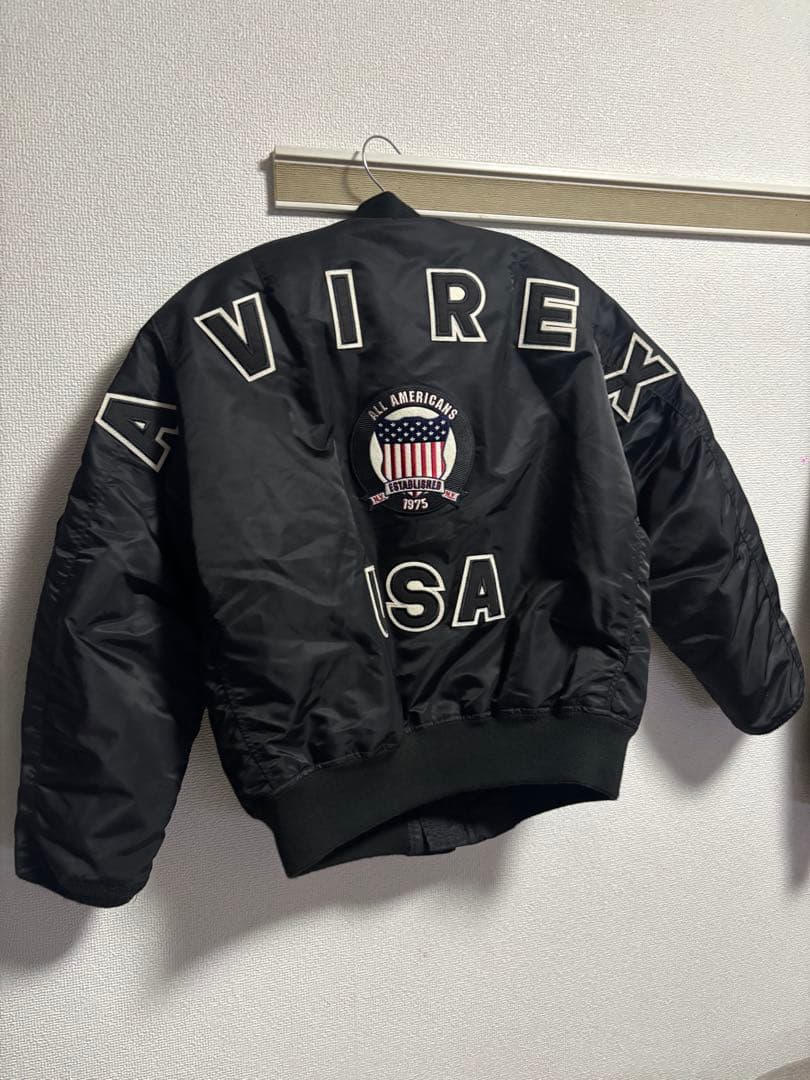 AVIREX MA-1 フライトジャケット ブラック 50周年記念