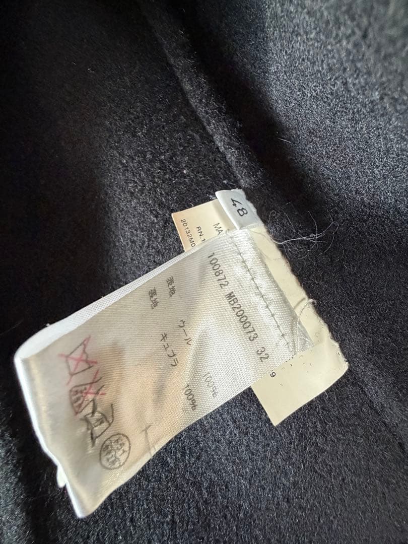 g*g様 JIL SANDER イタリア製 黒 ウールコート