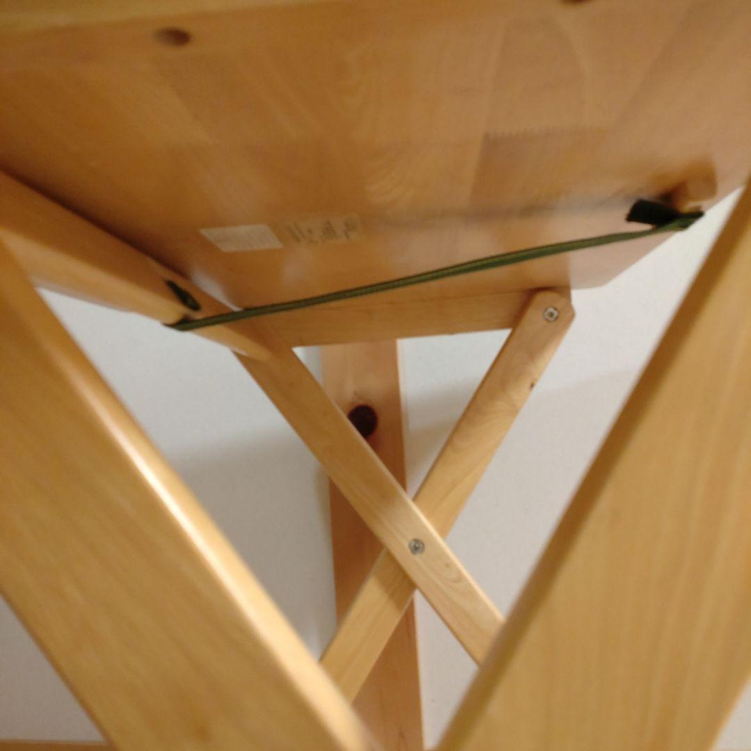 木製　折りたたみ机