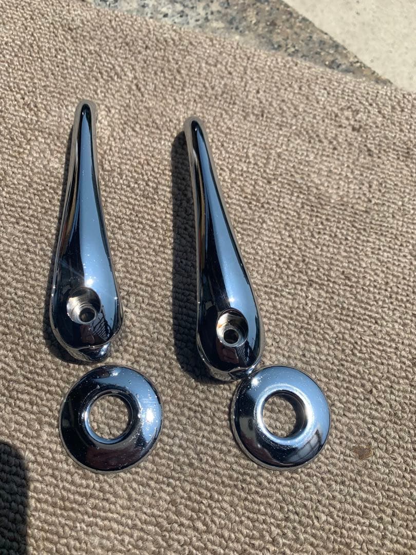 ローバーミニ クロームメッキ　インナーハンドルセット　ジャンク