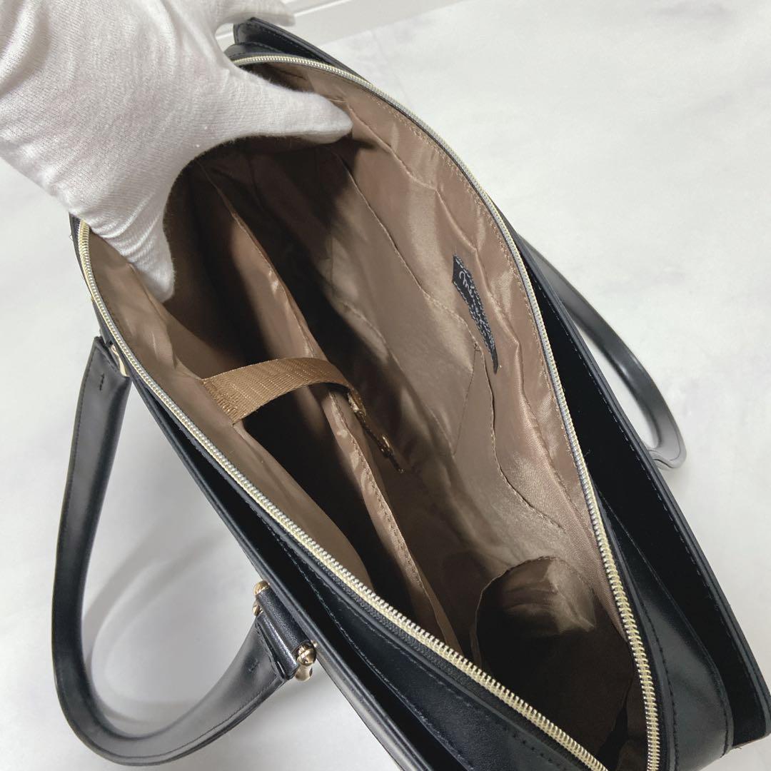 目々澤鞄 ビジネスバッグ A4対応 肩掛け2way 極美品 225259