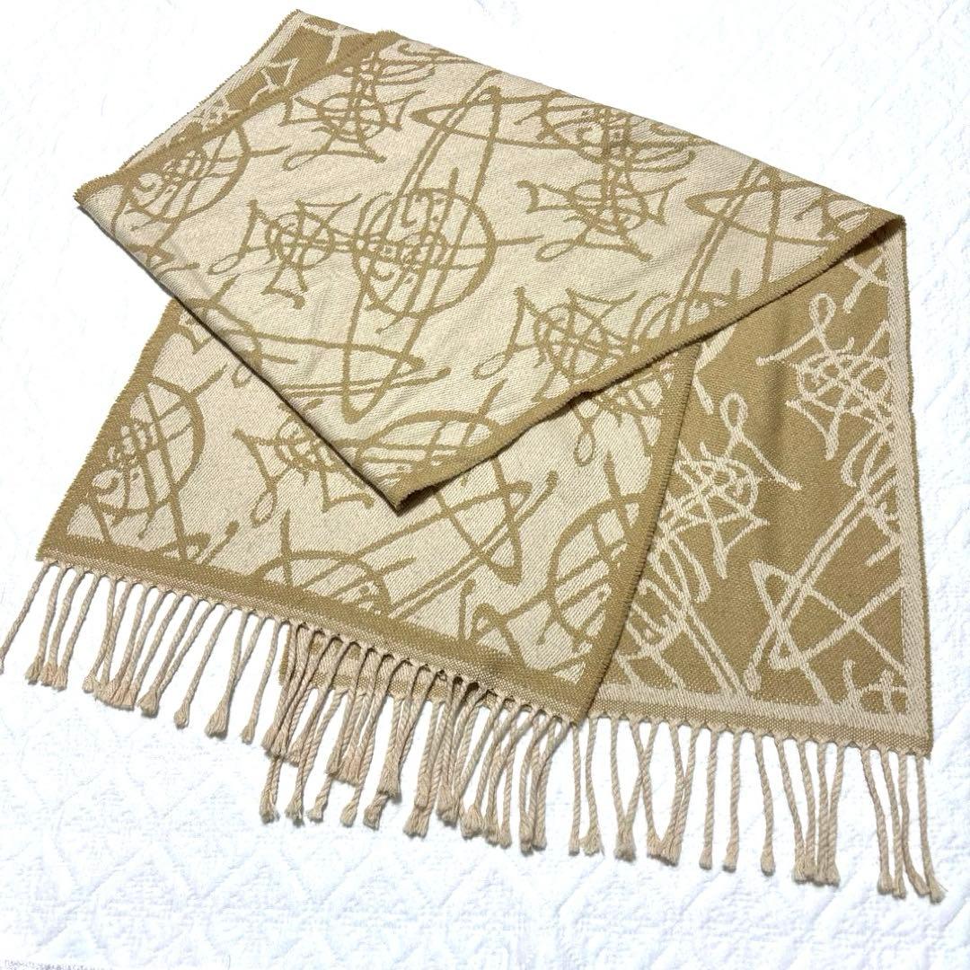 ヴィヴィアンウエストウッド　マフラー　オーブ　リバーシブル　イタリア製　美品