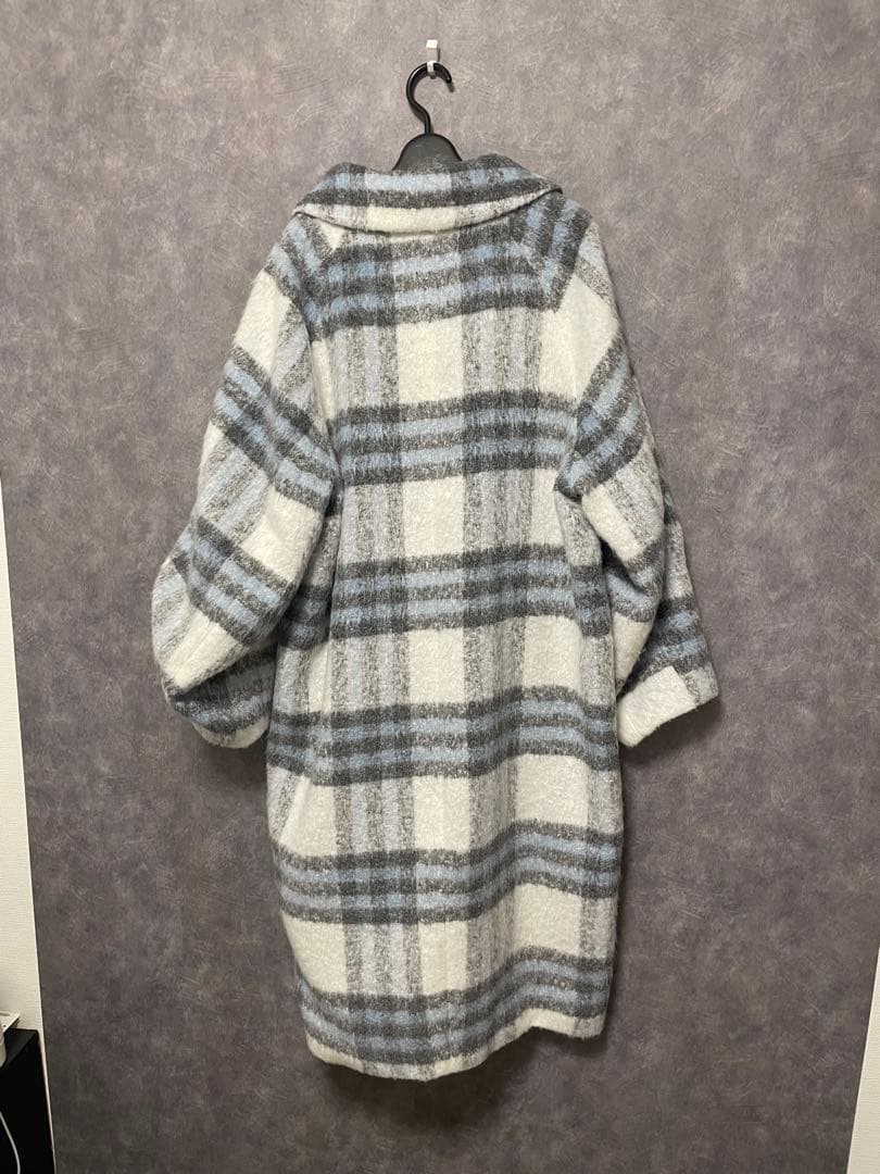 FURFUR シャギーチェックコート 品番RWFC234027
