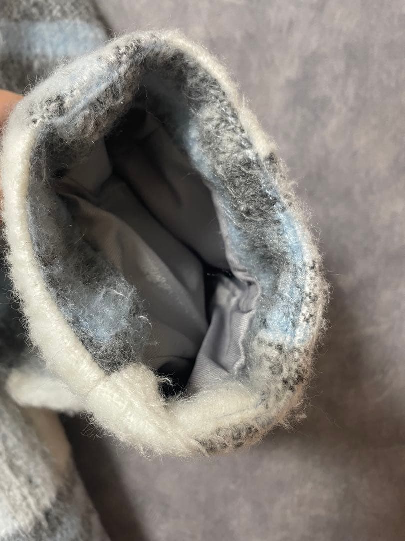 FURFUR シャギーチェックコート 品番RWFC234027