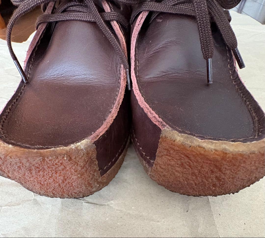 [美品] Clarksクラークス　ナタリー　ブラウン