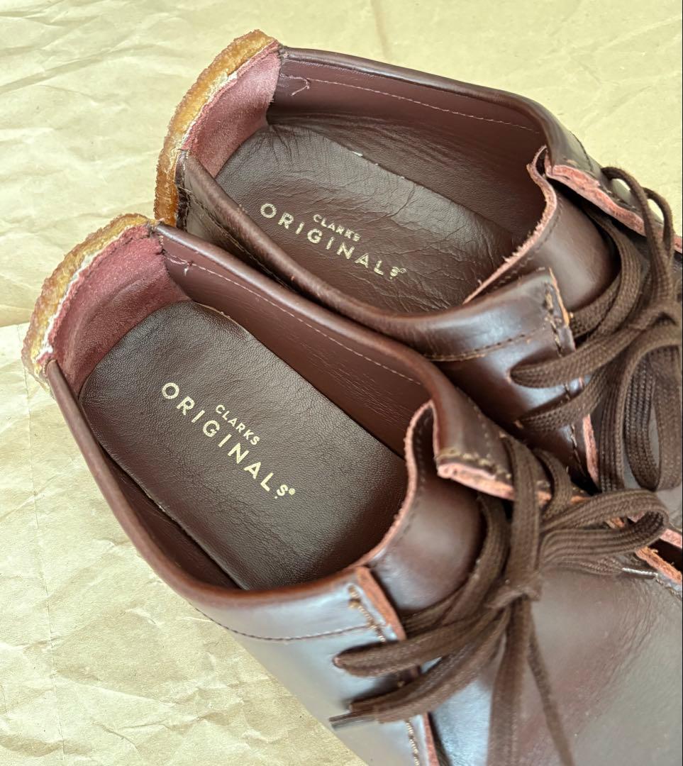 [美品] Clarksクラークス　ナタリー　ブラウン