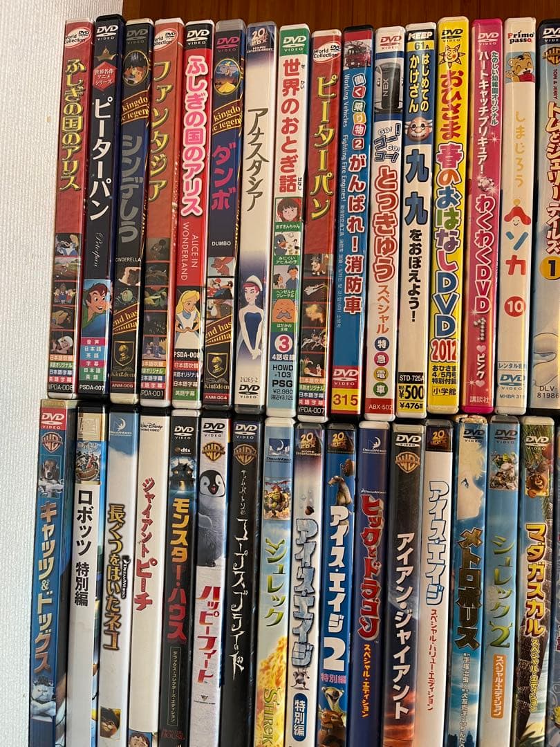ディズニーなど子供向け　DVD Blu-ray まとめ売り　約100枚以上