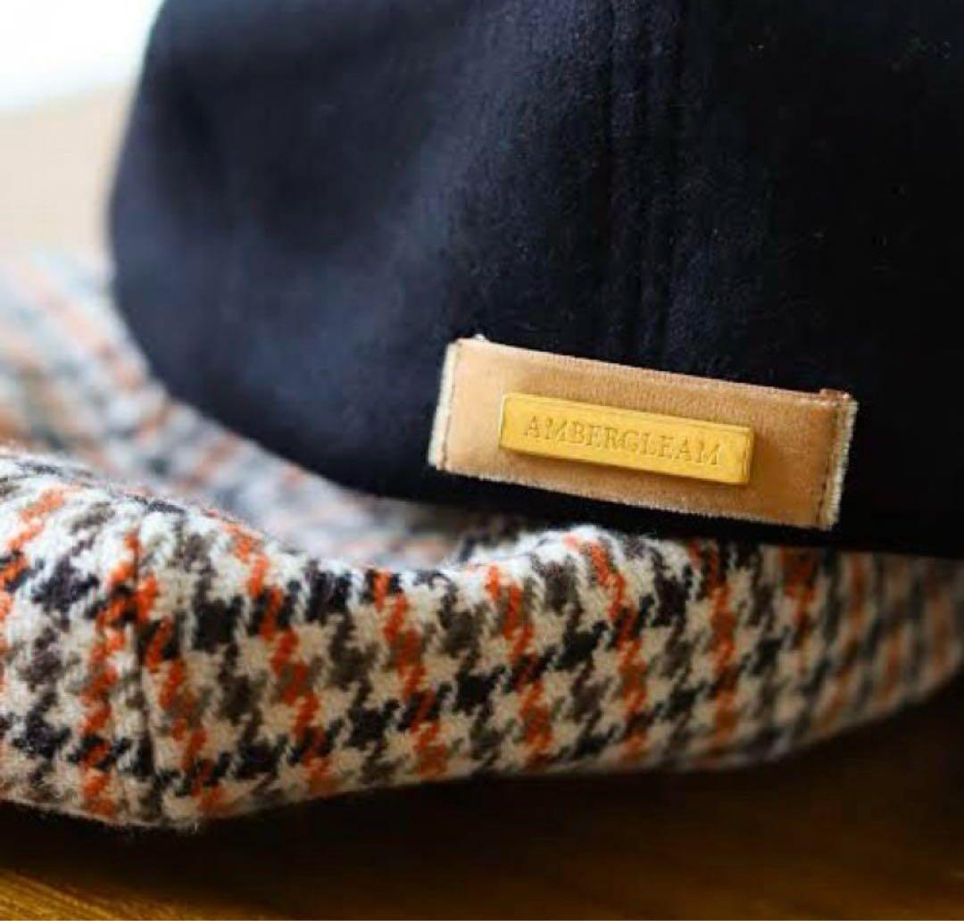 AMBERGLEAM ウールアップルキャスケット