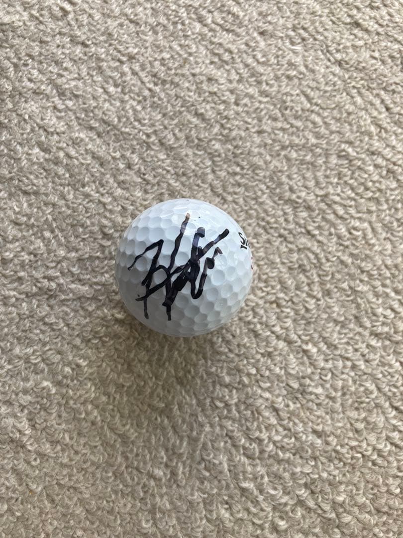 サイン入りブリヂストンゴルフボール3個セット