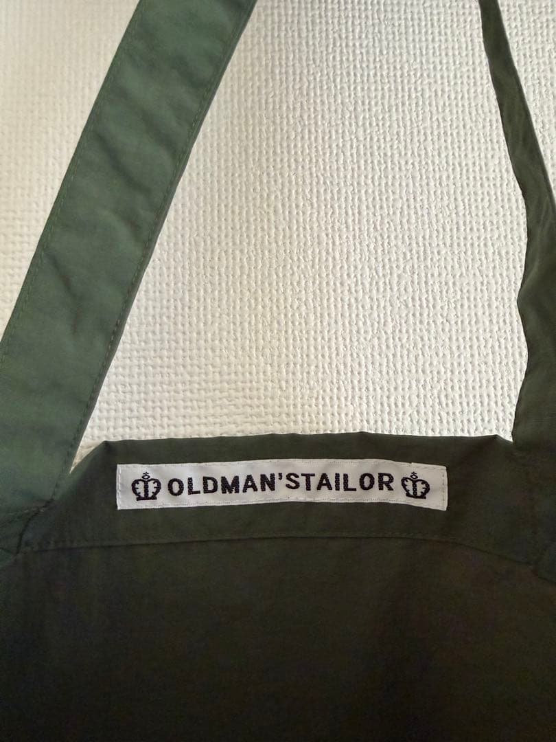 OLDMAN'S TAILOR トートバッグ オリーブグリーン