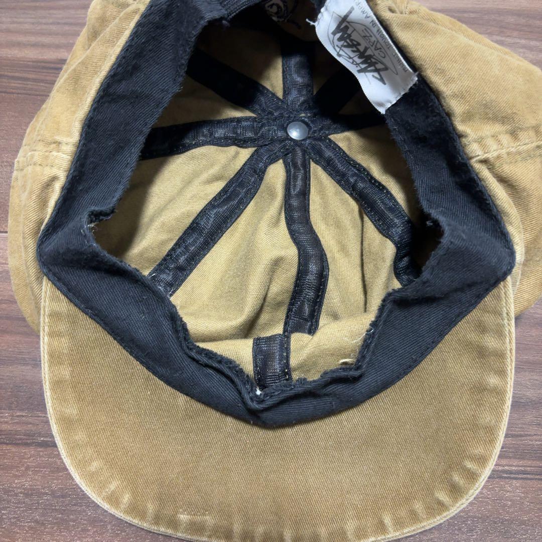 80s stussy キャスケット　帽子　ヴィンテージ