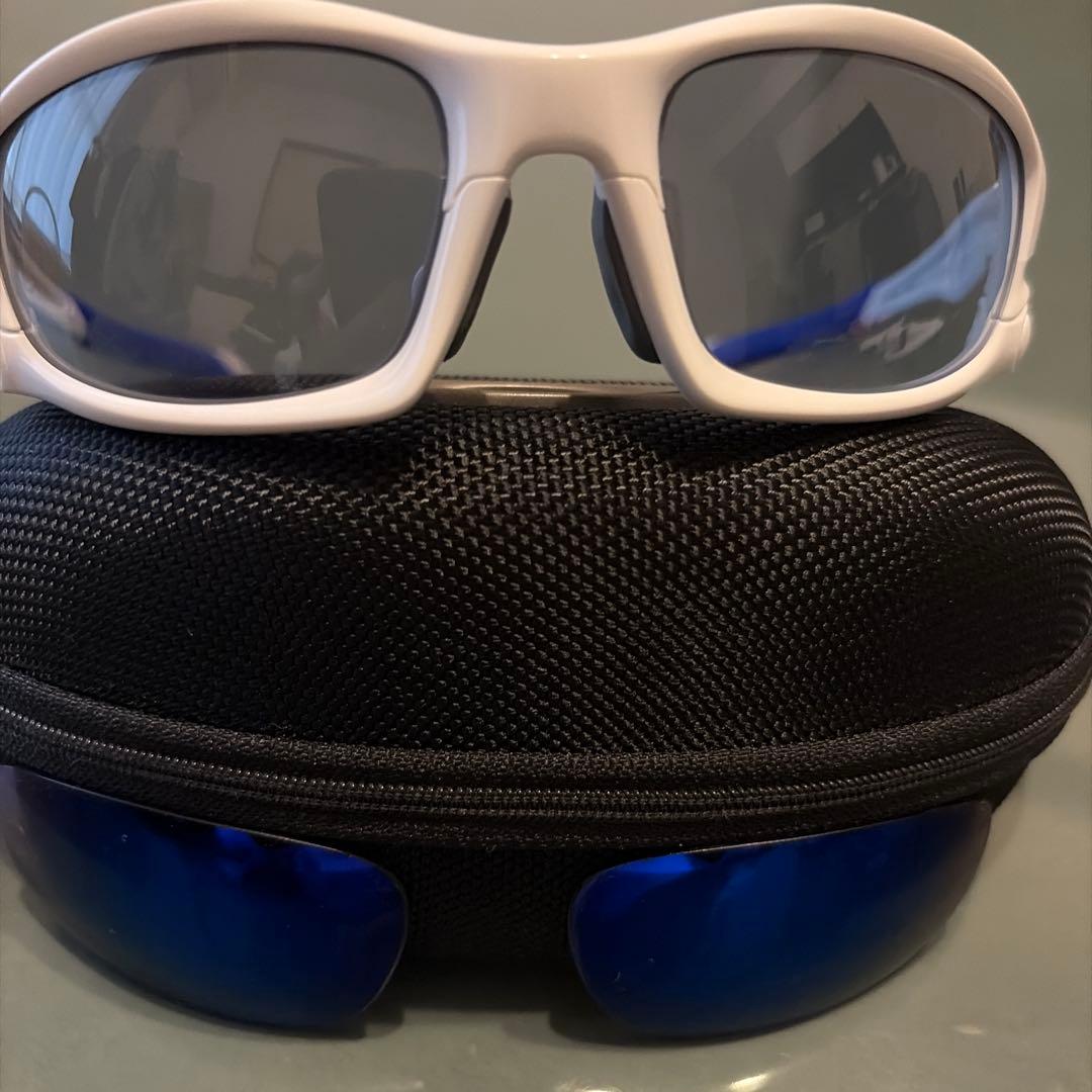 OAKLEY スプリットジャケット 偏光レンズ　替レンズ　ケース付き