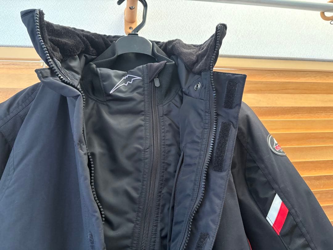 KUSHITANIバイクジャケット ブラック