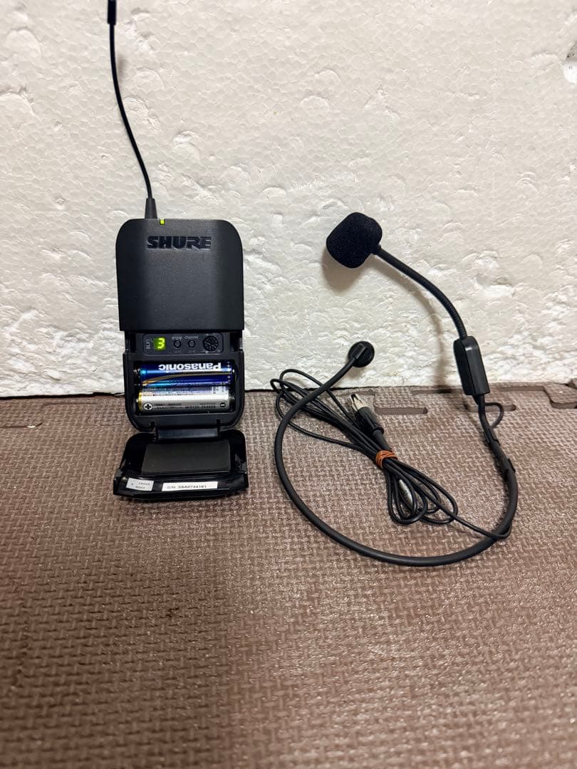 SHURE BLX1/PGA31 ワイヤレス用ヘッドセットマイク