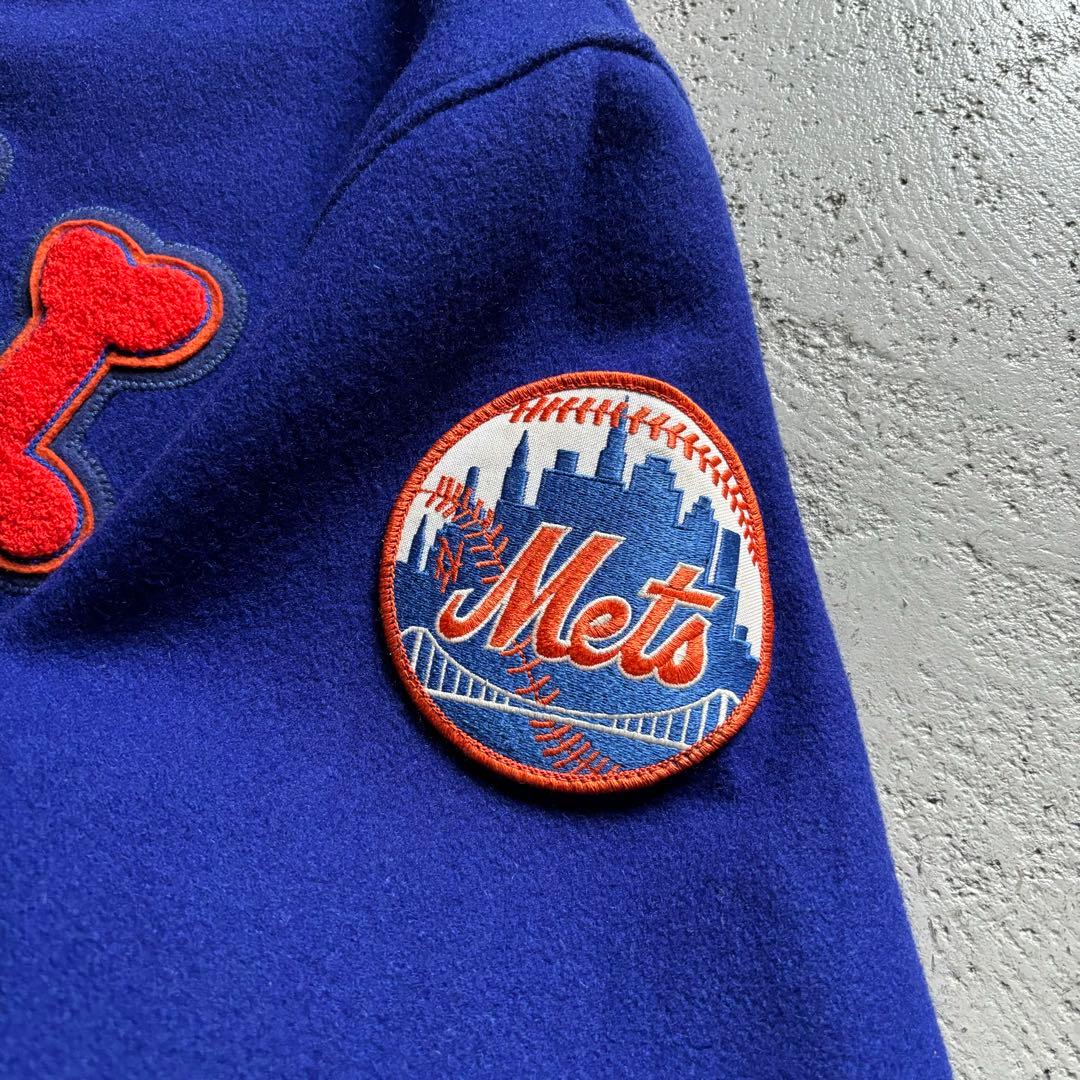 アメ製 New York Mets Wool Varsity Jacket