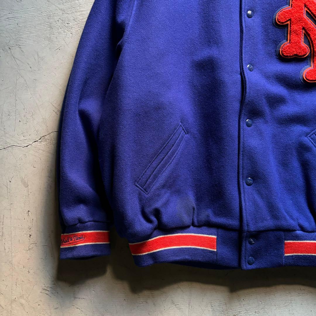 アメ製 New York Mets Wool Varsity Jacket