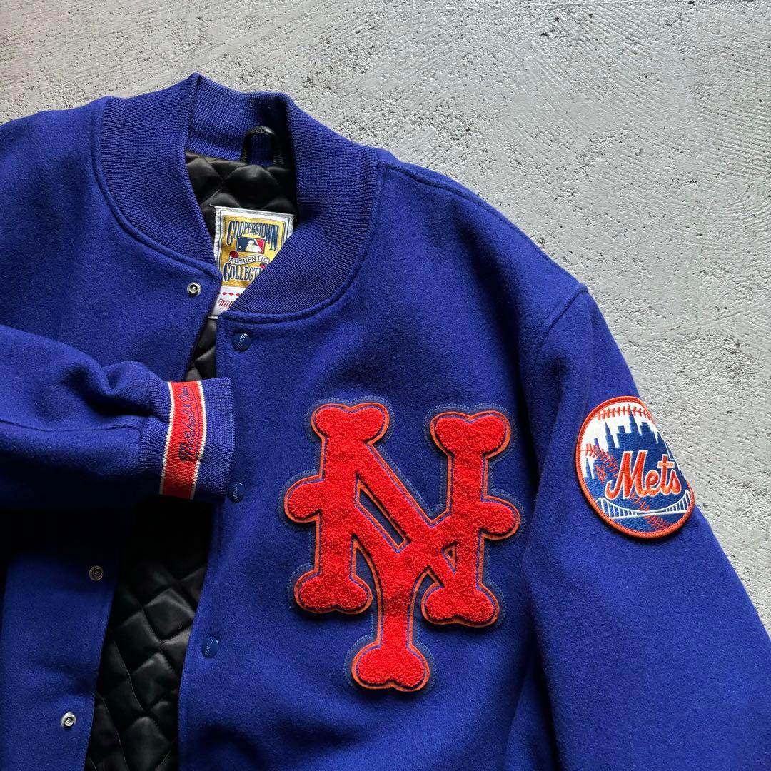 アメ製 New York Mets Wool Varsity Jacket