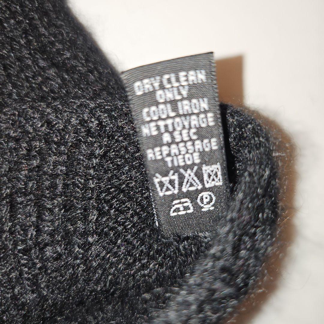 CHANEL シャネル ブラックカシミア 指なしロンググローブ 手袋