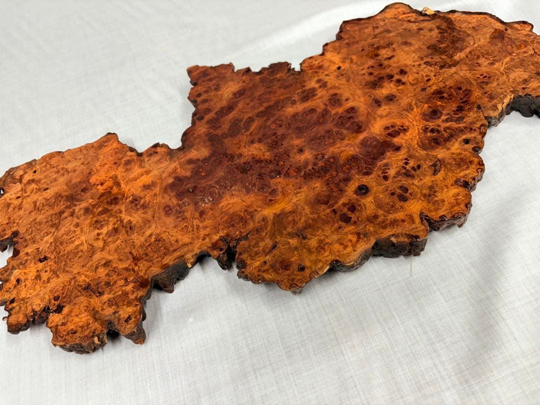 葡萄杢　玉杢　敷板　一枚板　天然木　花台　盆栽台　香炉台　飾台　木工　古美術