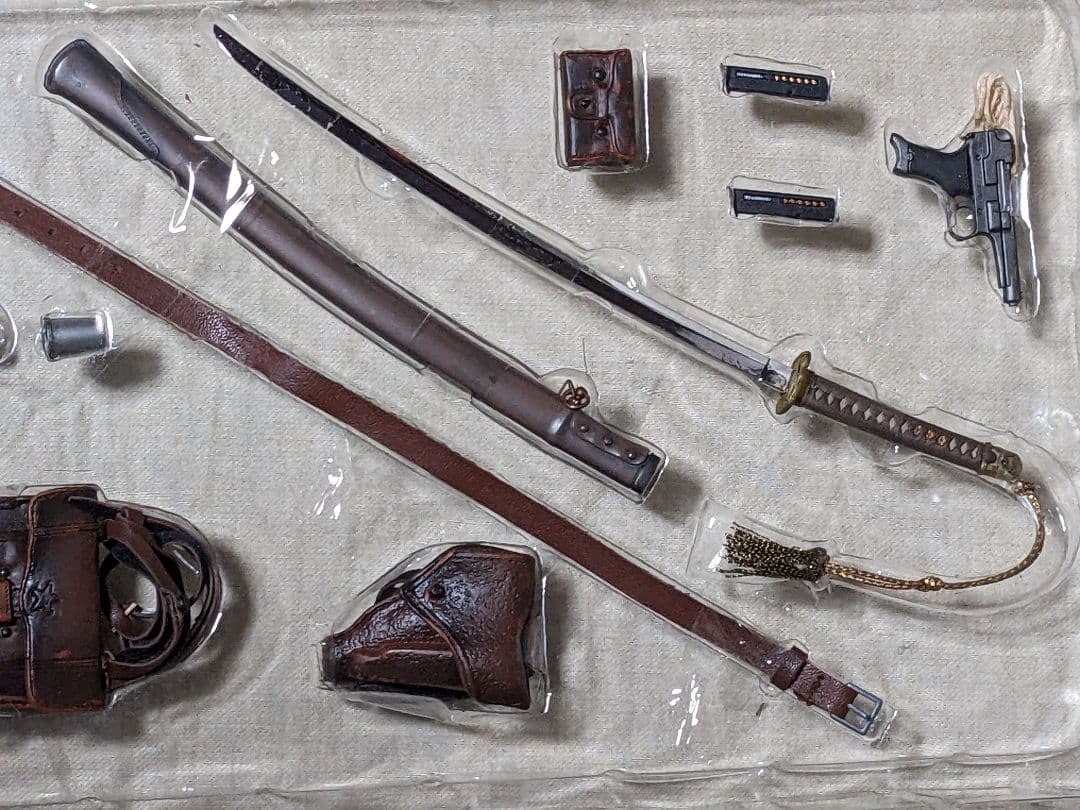 日本軍　陸軍　将校 軍服　ミリタリーフィギュア　中川三郎 中古　パーツ有り