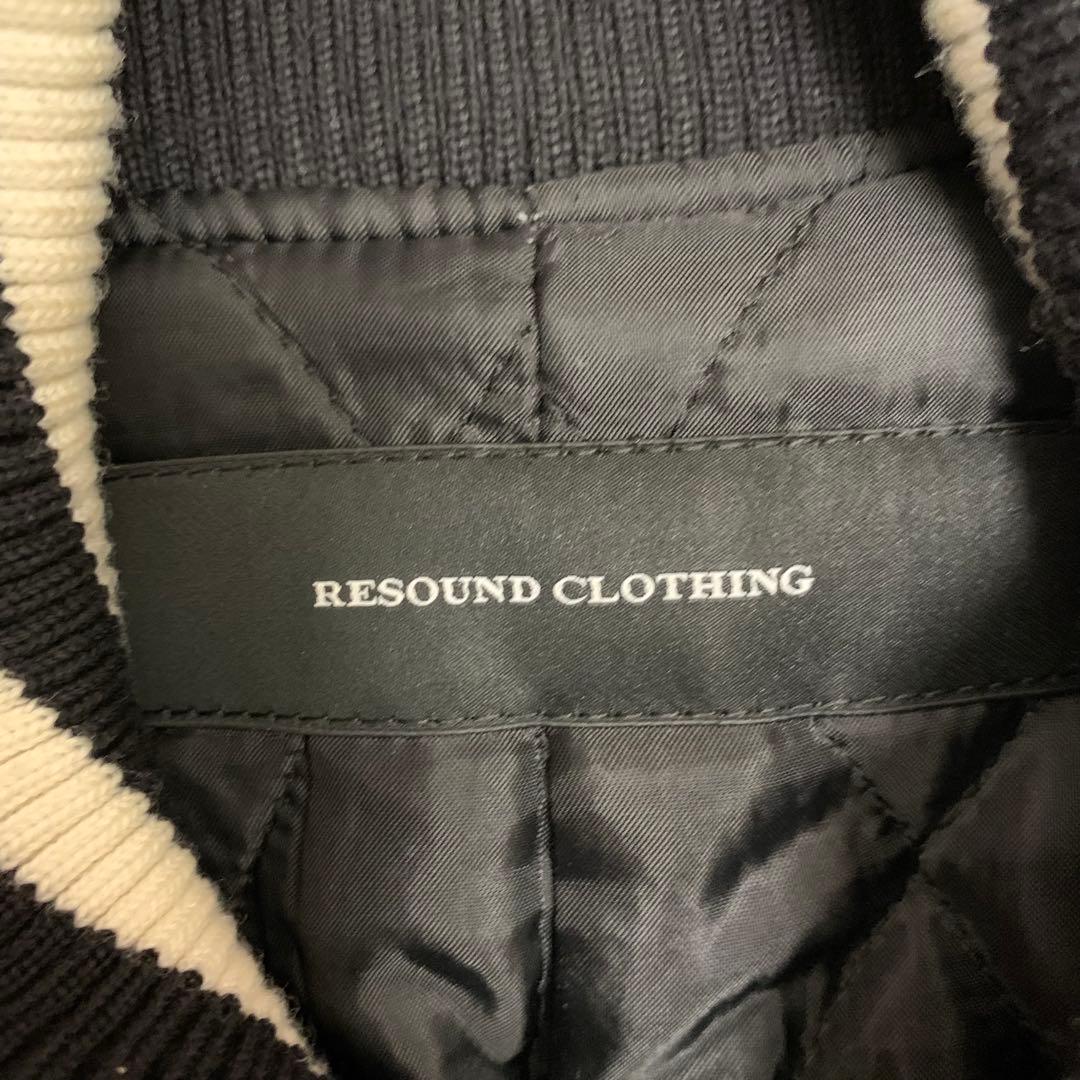 13WE345 RESOUND CLOTHING スタジャン　牛革