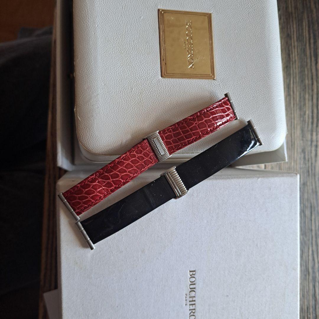 ブシュロン リフレ 時計 Mサイズ ベルト 2本