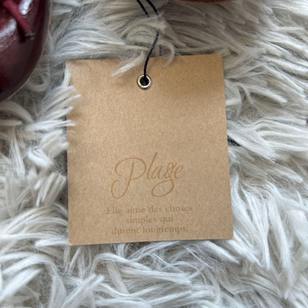 【新品】E.PORSELLI×Plage 別注バレエシューズ ワインレッド 35