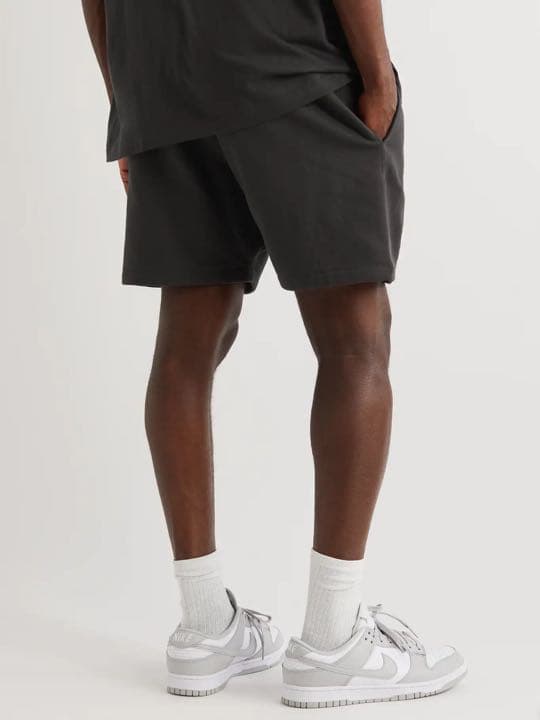 エッセンシャルズ 1977 ブラック スウェット ハーフ パンツ L