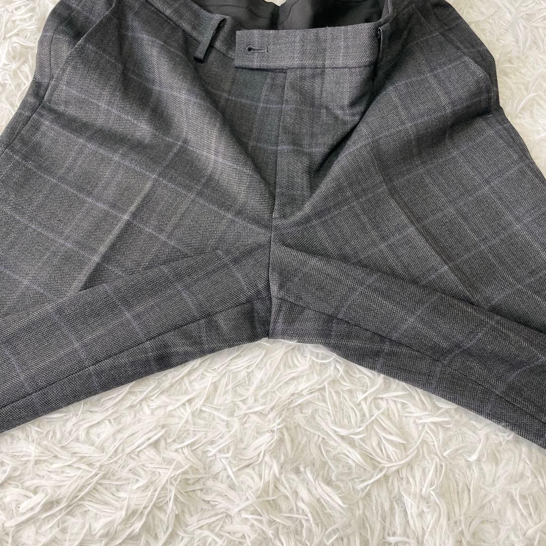 3ピース✨ORIHICA オリヒカ セットアップスーツ グレー系 チェック A5