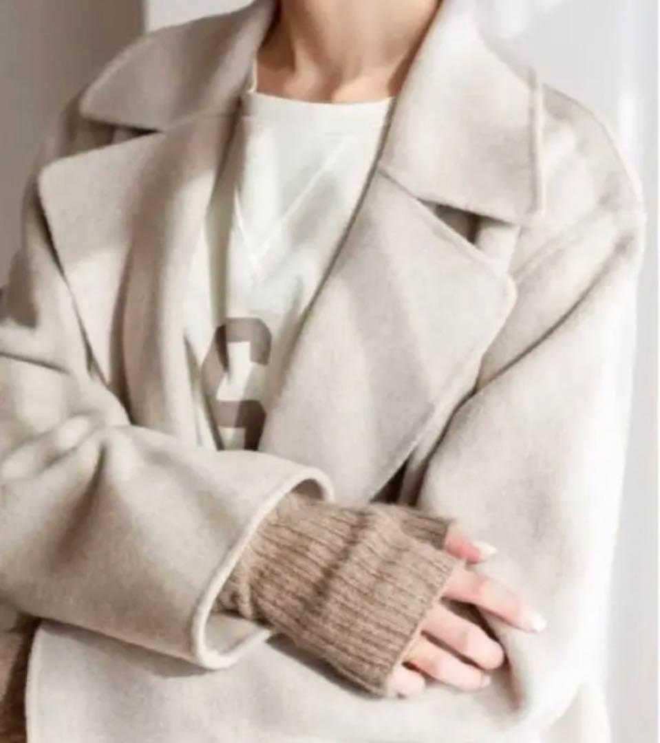 【新品】IENA スーパー160 ダブルフェイス テーラードコート