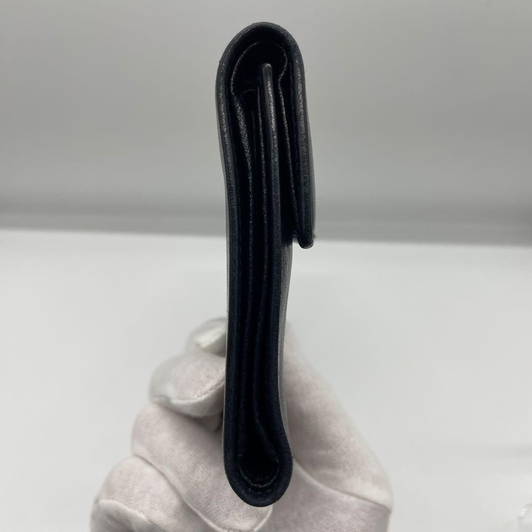 【美品】 PRADA プラダ レザー 折り財布 w5