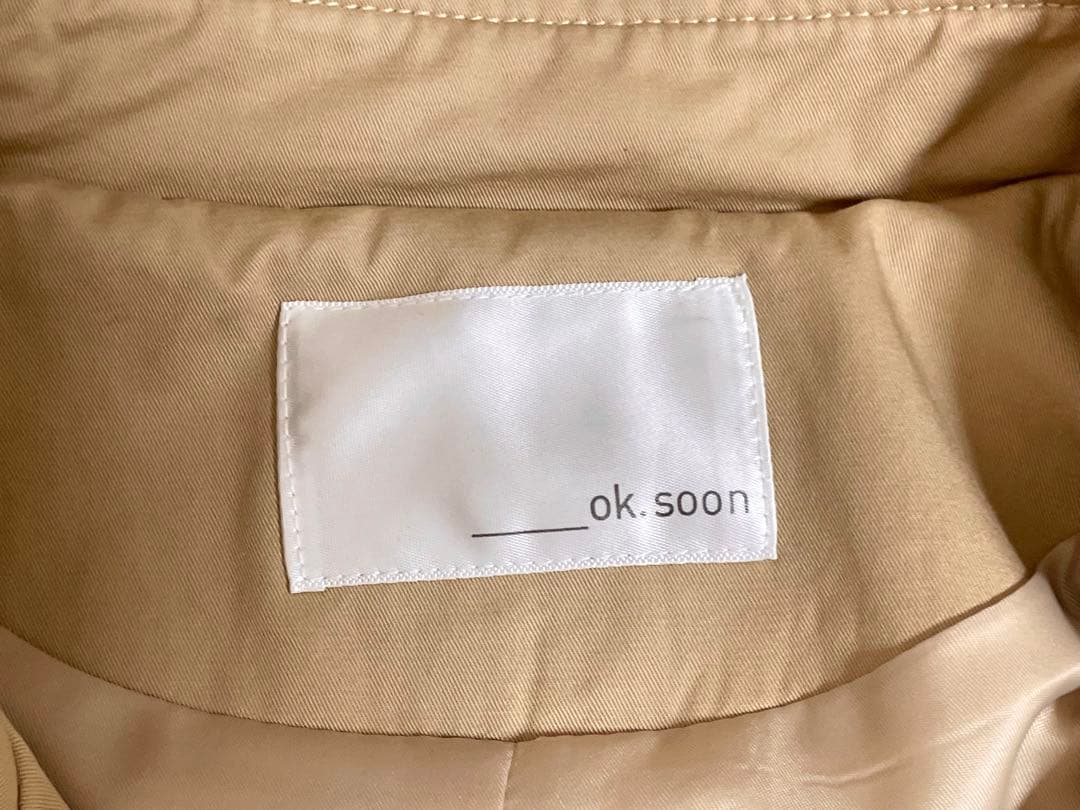 【早い者勝ち！】ok.soon トレンチコート ベージュ