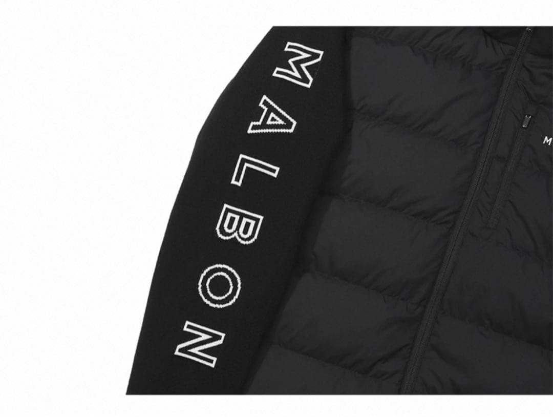 即日発送マルボンメンズ ゴルフウェアダウン アウタージャケットニットダウンXL