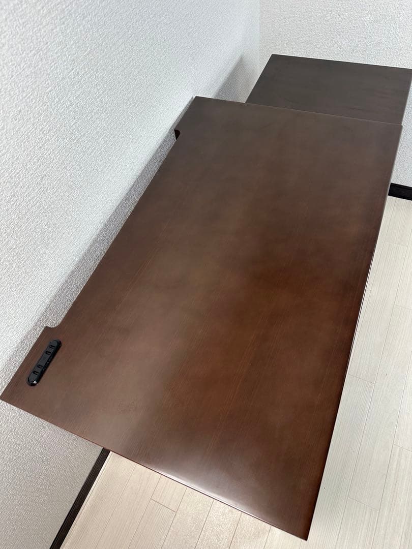 東海家具 学習机 学習デスク パソコンデスク 片袖 ワゴンキャスター付 ※i1※