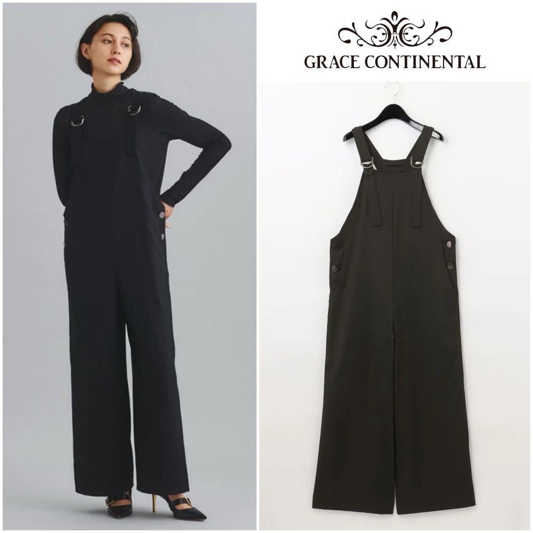 美鈴GRACE CONTINENTALサイドボタンサロペット定価4.4万円