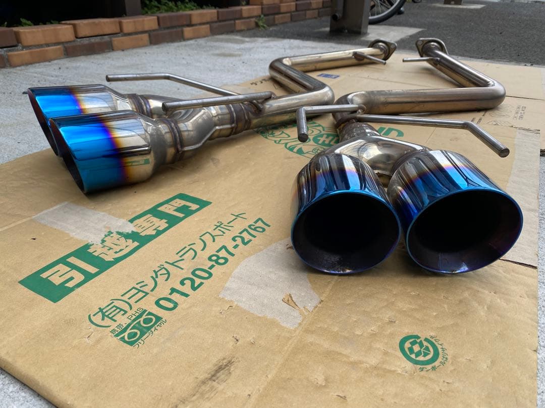 カズ スリーキャッツ製 GSC10 RC350 直管 ストレート マフラー