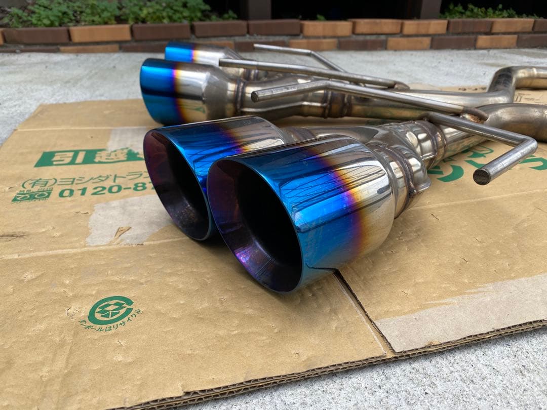 カズ スリーキャッツ製 GSC10 RC350 直管 ストレート マフラー