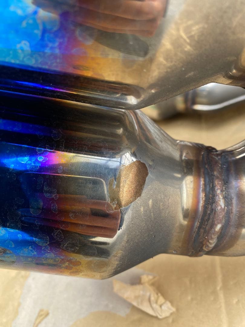 カズ スリーキャッツ製 GSC10 RC350 直管 ストレート マフラー