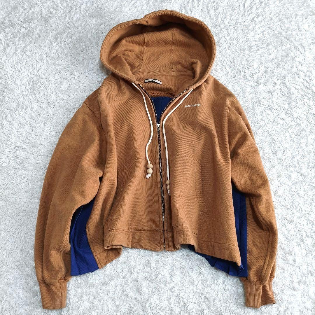 NON TOKYO ノントーキョー バックプリーツ スウェット パーカー