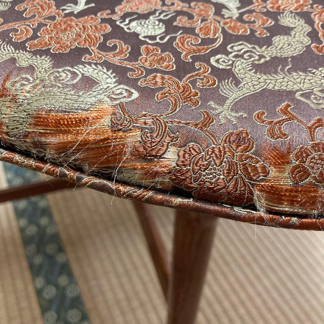 NAHO　唐木家具花梨材無垢材 アー ムチェアー 透かし彫シノワズリ