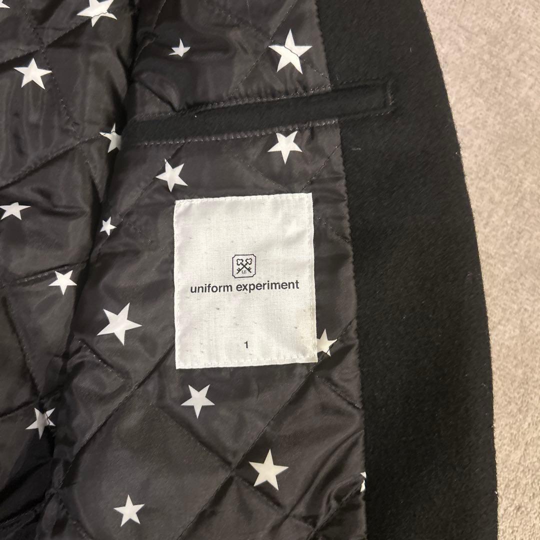 スタジャン ブラック 星型刺繍