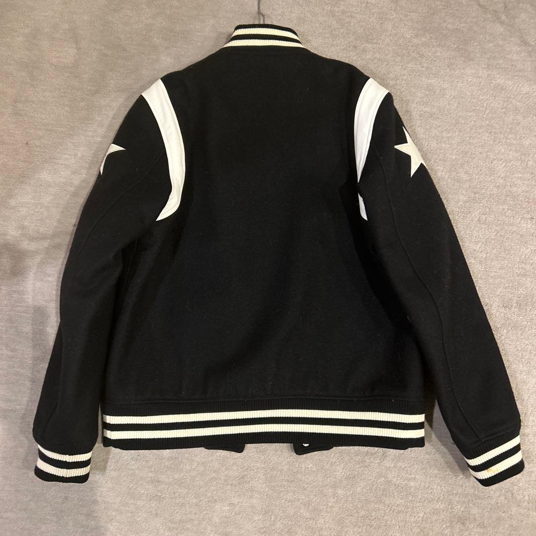 スタジャン ブラック 星型刺繍