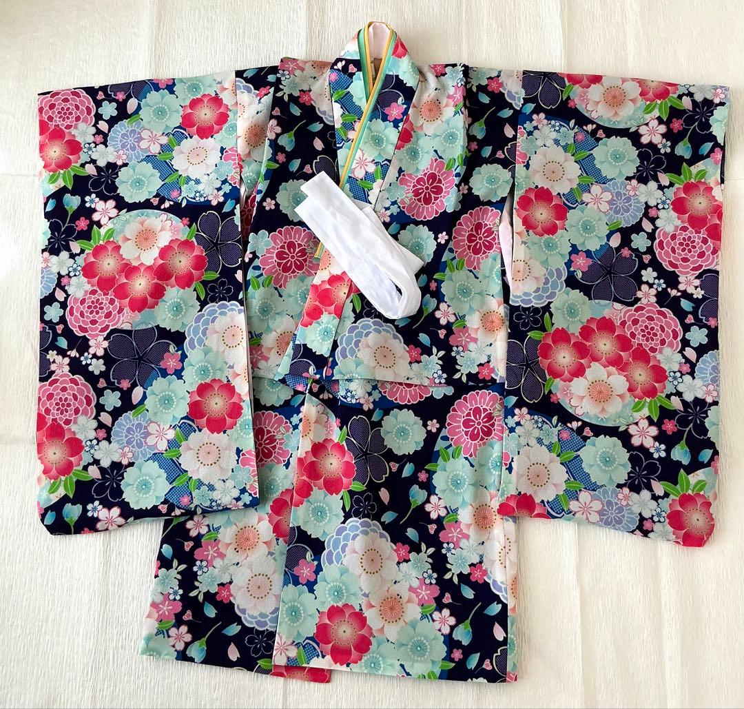 キャサリンコテージ紺色系被布3歳用6点セット