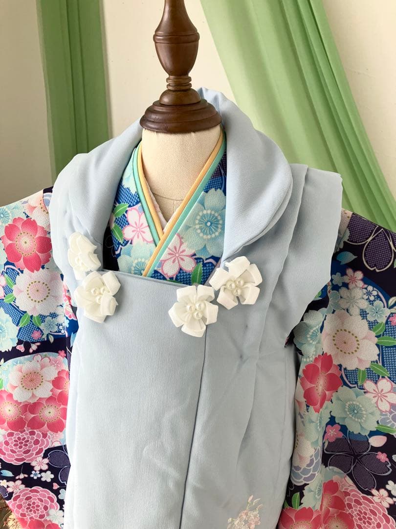 キャサリンコテージ紺色系被布3歳用6点セット