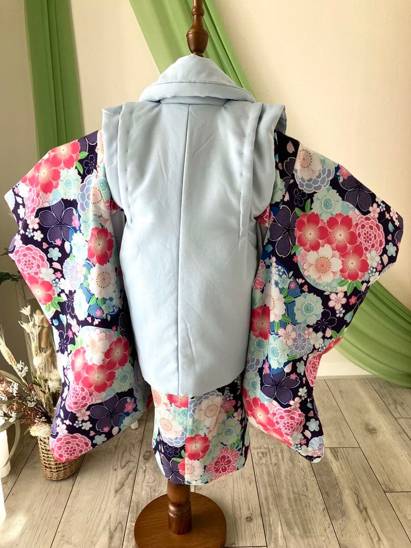 キャサリンコテージ紺色系被布3歳用6点セット